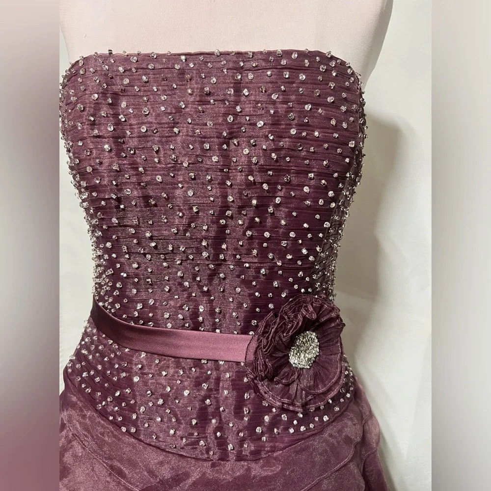 Camille La Vie strapless dress size 12 - Picture 5 of 5